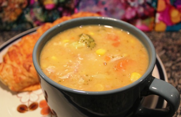 Chicken & Lentil Vegetable Soup