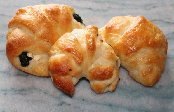 Spinach and Feta Croissants