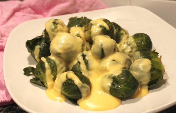 Cheesy Brussels Sprouts