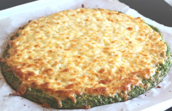 Broccoli Crust Garlic Cheese 'Bread'